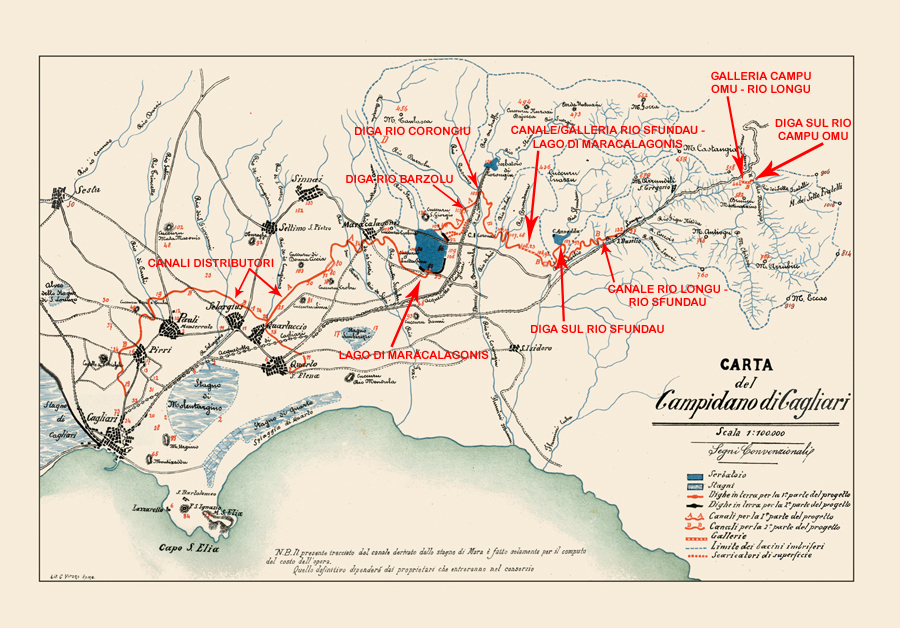 Corografia Campidano Cagliari